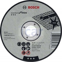Discos de corte Inox Standard Bosh 115
