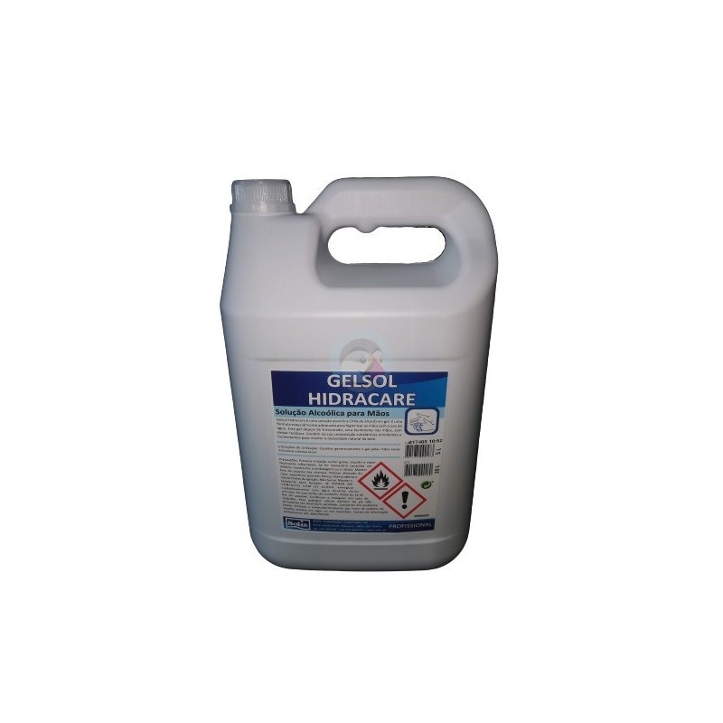Alcool Gel 5 l Hidrocare- Desinfetante das mãos