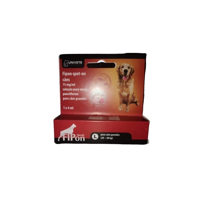 Fipon spot on cães de 20-40 kg (1 Pipeta) Fipon spot on cães de 20-40 kg (1 Pipeta)