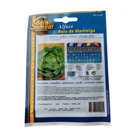 Alface Bola de Manteiga 10gr