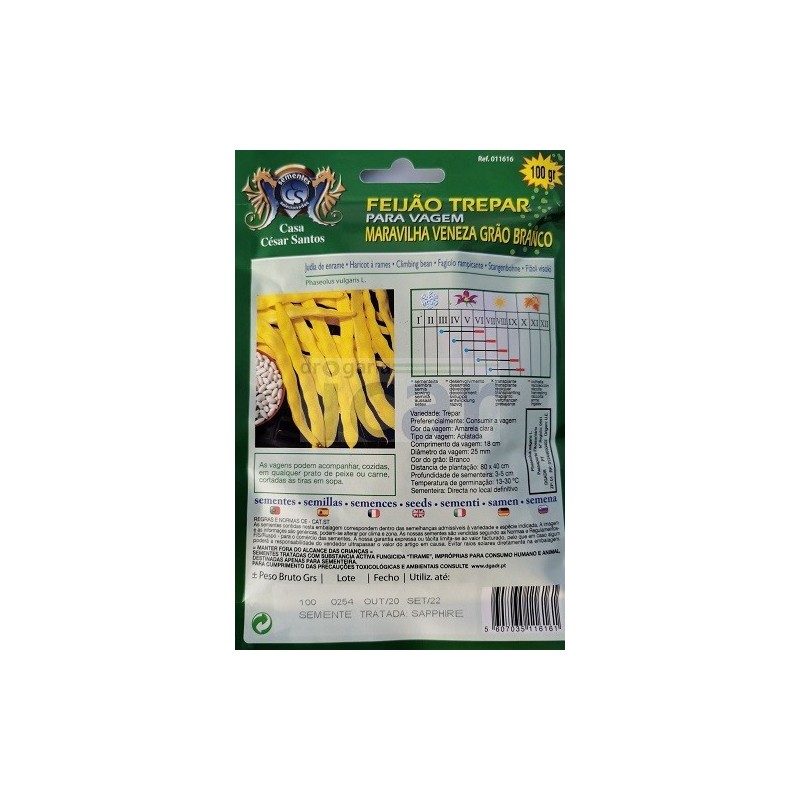 Germisem Maravilha de Veneza Semi di Fagiolo Rampicante 100 g
