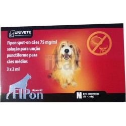 Fipon spot on cães 10 a 20 kg (3 Pipetas)